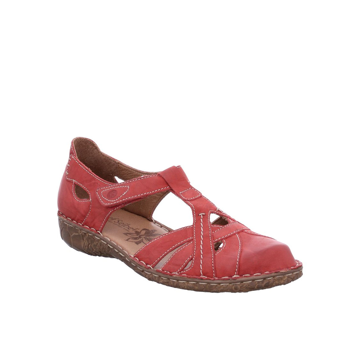 Josef Seibel Rosalie 29 - Womens Red Hibiscus Closed Toe Sandal