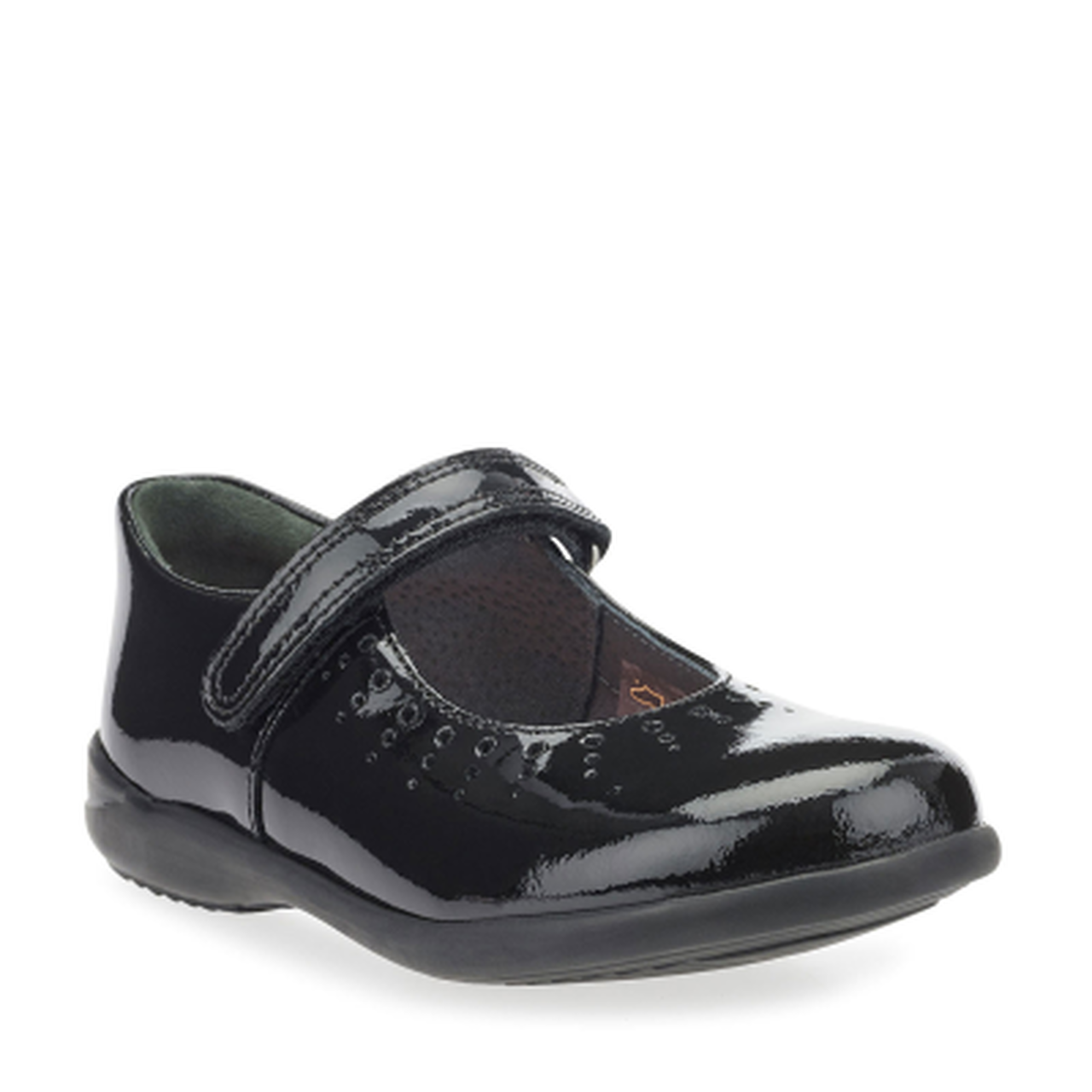 Start-rite Mary Jane Girls Black Patent Shoe - County Shoes Dorchester