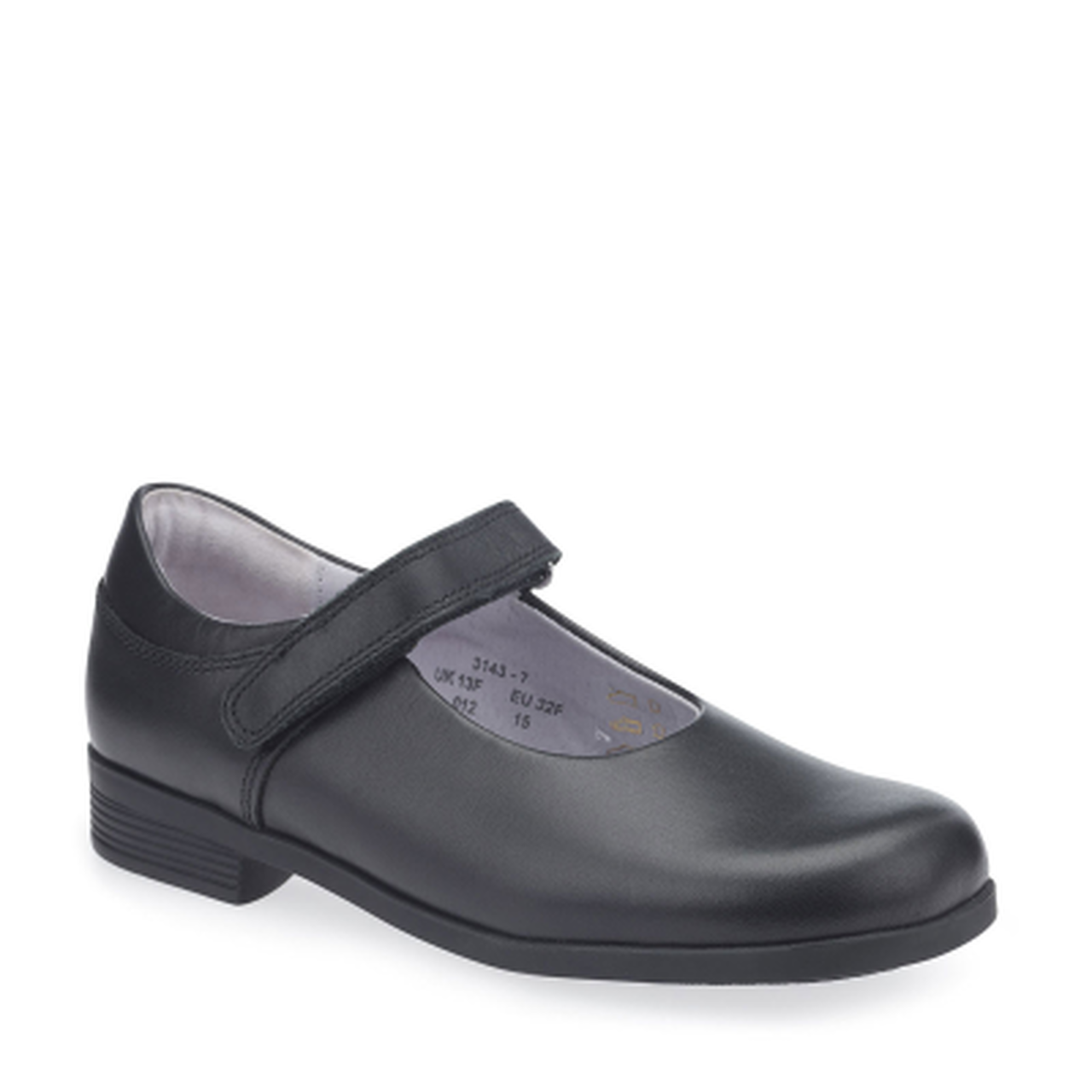 Start-rite Samba Girls Black Leather Shoe - County Shoes Dorchester