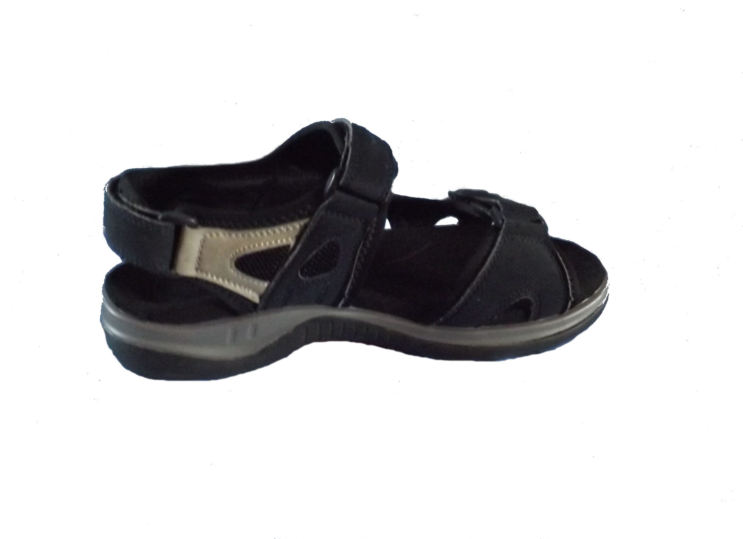G-Comfort Ladies Navy and Grey Wide Off-Road Sandal - County Shoes ...
