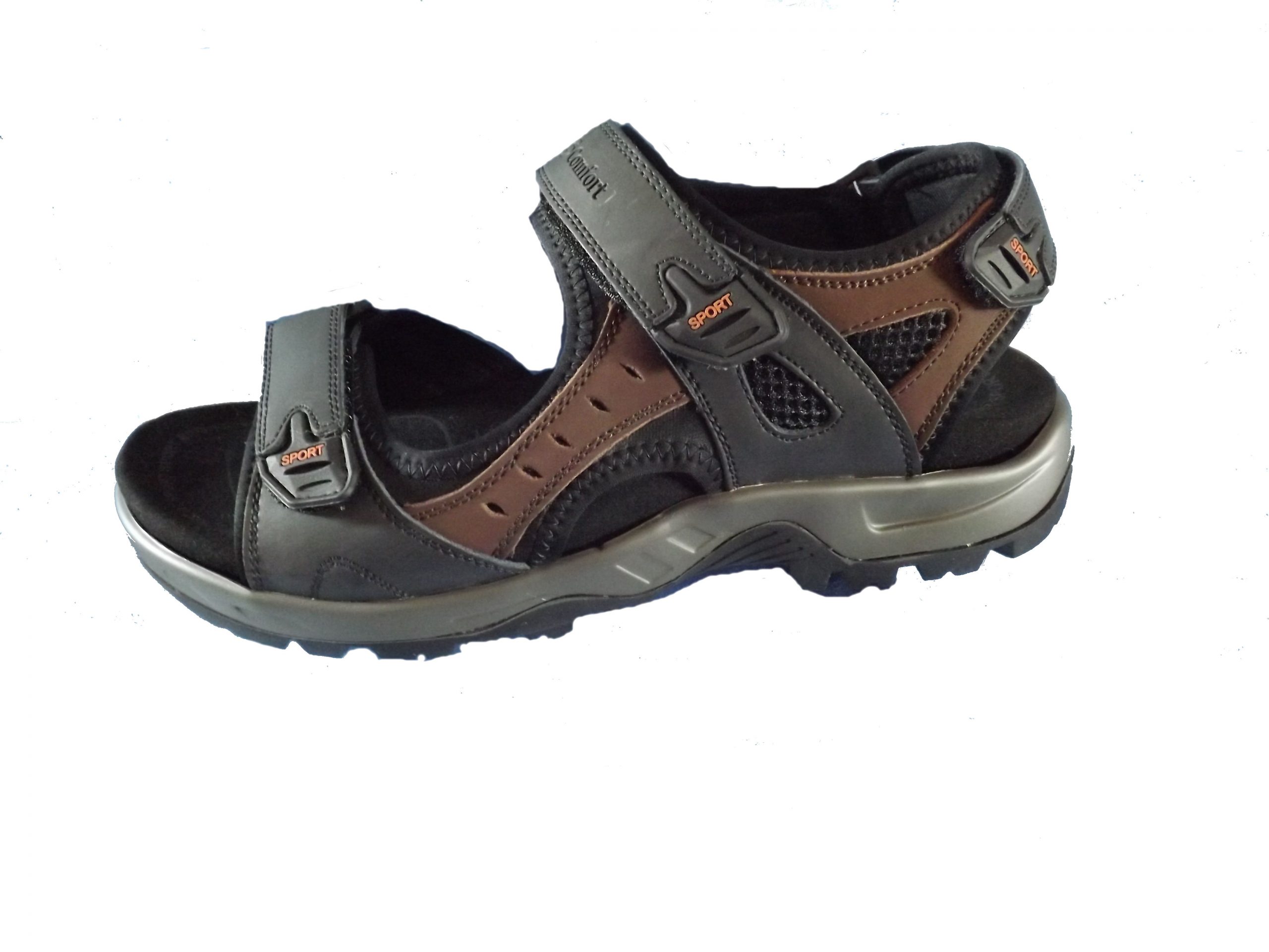 G-Comfort Mens Black Wide Off-Road Sandal - County Shoes Dorchester
