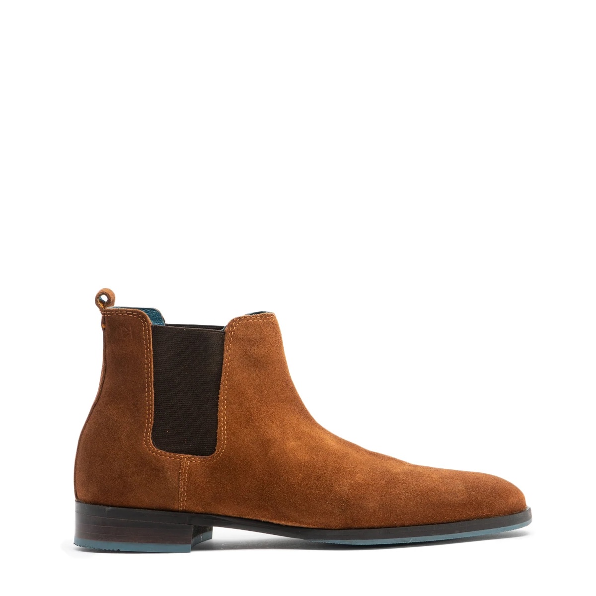 Oswin Hyde Mens Pull-On Brown Suede Leather Boot - County Shoes Dorchester
