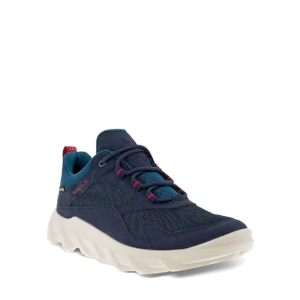 Ladies Gore-Tex Navy Off-Road Lace-Up Walking Shoe -